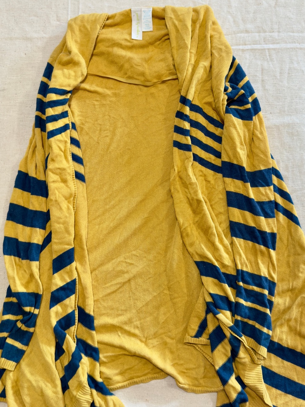 Matilda Jane Paint By Numbers Mustard Cardigan